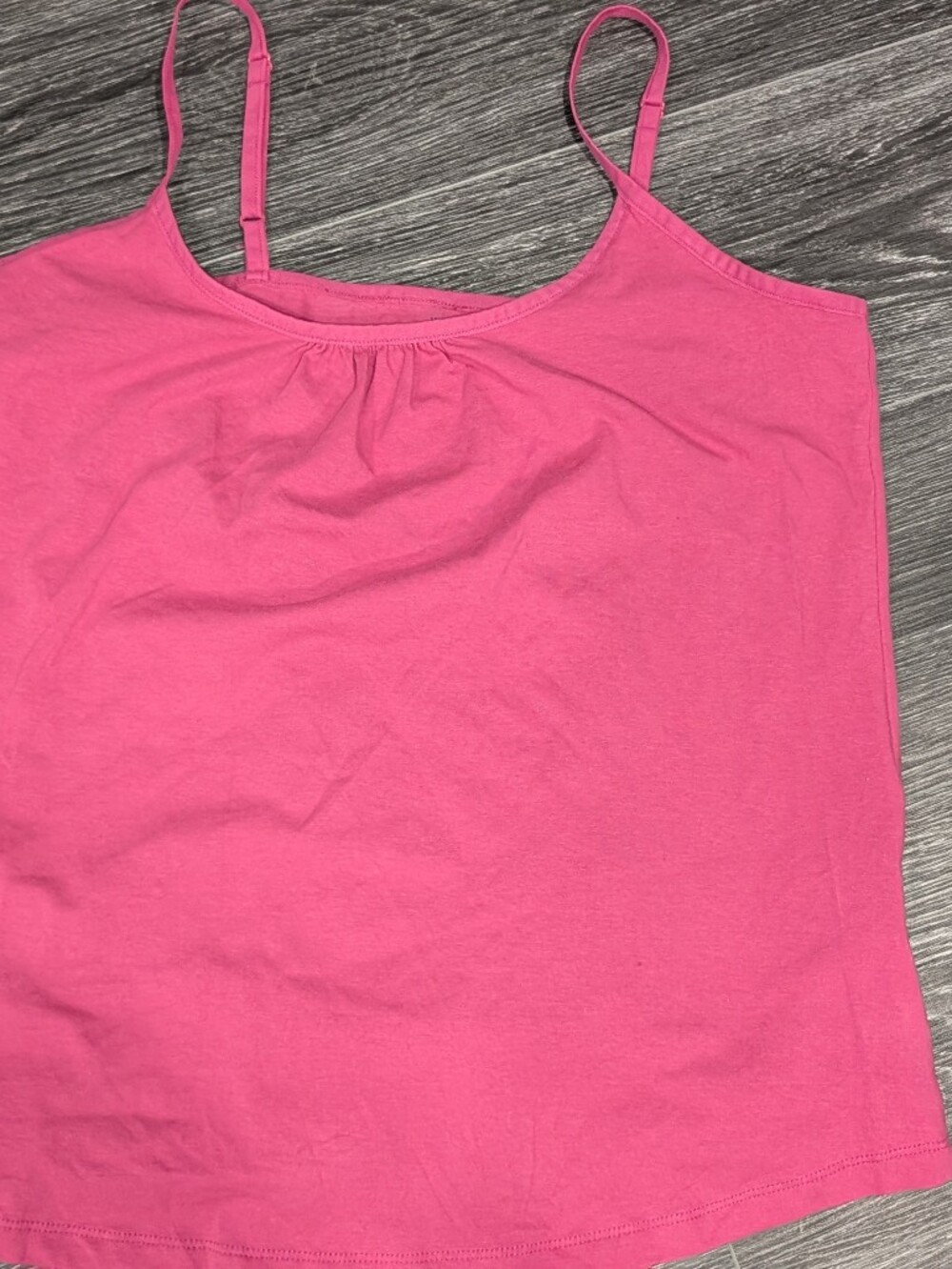 Faded Glory Hot Pink Spaghetti Strap Camisole Tank